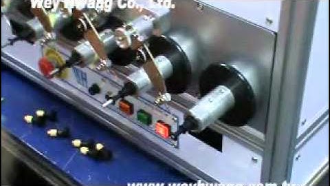 WH-766T Bench top coil winding machine with wire twisting device