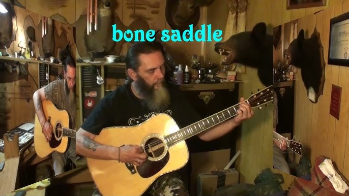 Lefty Bone Saddle – Fits Some Taylor® Guitars – B Compensation – 9 Mm Height