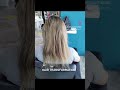 Hair transformation at bespoke beauty salon