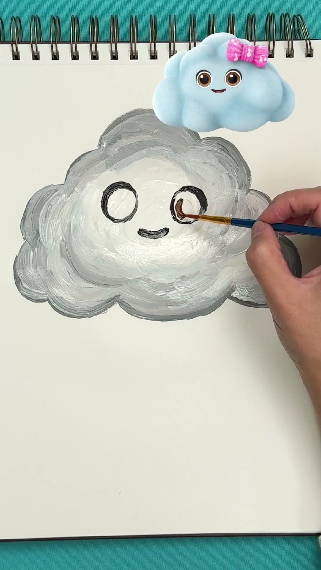 Pintamos una nube ☁️??️ #CancionesInfantiles #LittleBabyBum