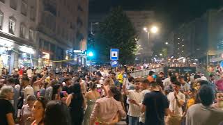 midsummer&#39;s night fest dancing in the streets of Porto, Portugal! 2023