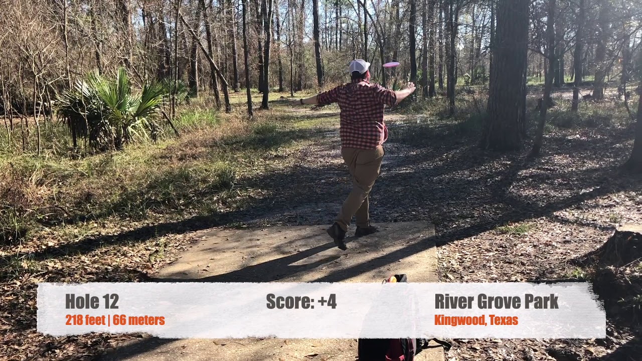 Caddie Disc Golf Vlog 0004 Ryan VS River Grove DGC in Kingwood, Texas