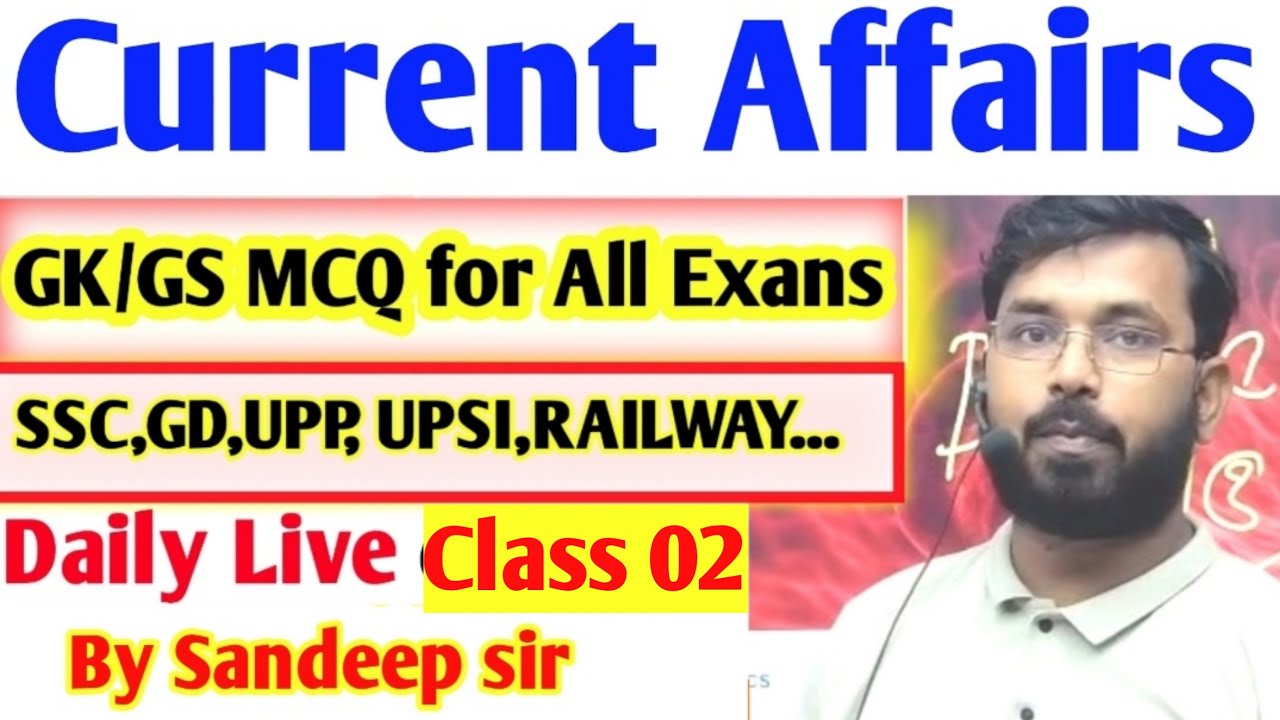 UPP upsi SSC sscgd UPPCL |  current Affairs| Live current Affairs by Sandeep sir| for all exam