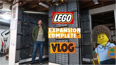LEGO VLOG #94 / EXPANSION COMPLETE / Sorting Accessories / Taking Care of Backlog Bricklink Store