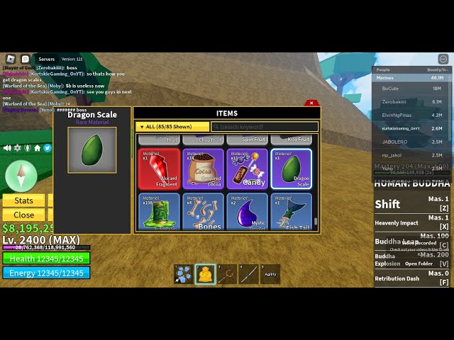 How to Get Dragon Scales in Blox Fruits