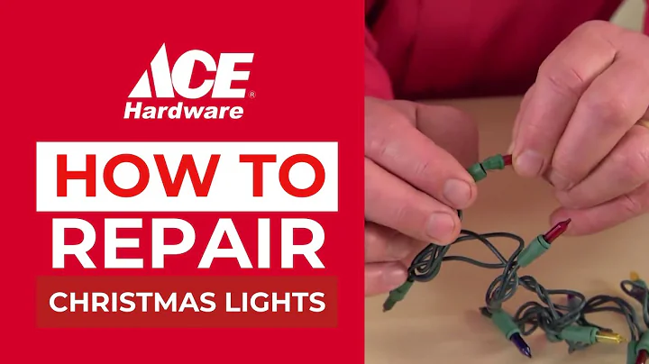 How to Repair Broken Christmas Lights | Ace Hardware