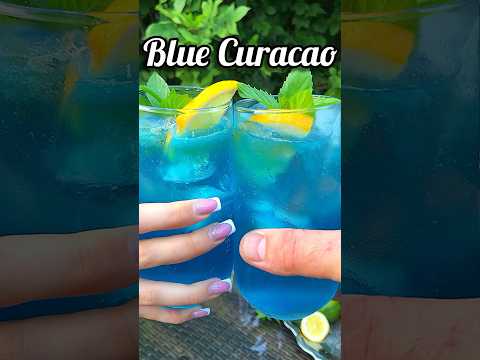 Коктейль Голубая лагуна #bluecuracao #Barinoff #коктейль #голубаялагуна