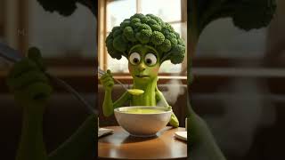 😱 Funny Animation – Broccoli Eats Broccoli Soup | Pixar-Style Comedy Short 🥦🍲