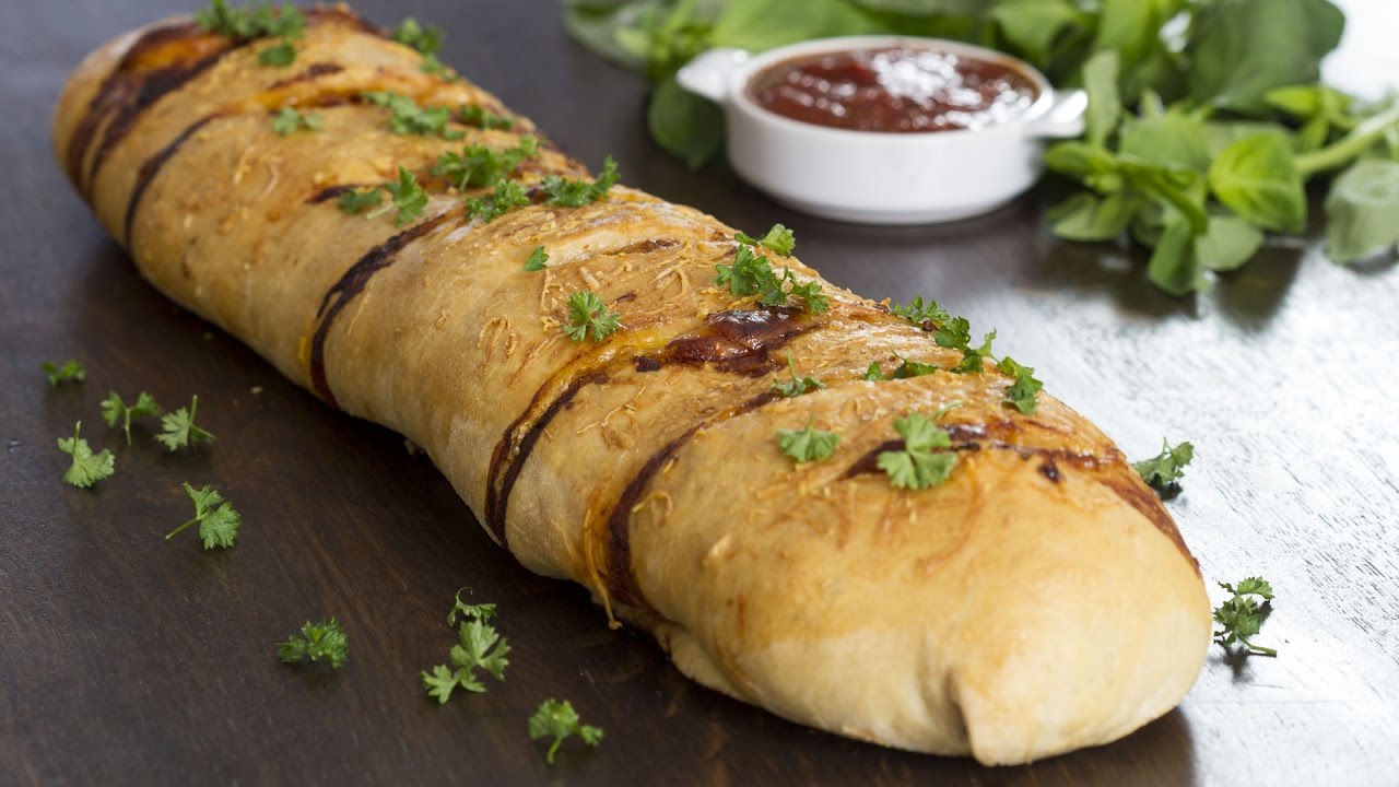 Chicken Stromboli Recipe | Home Cooking Adventure