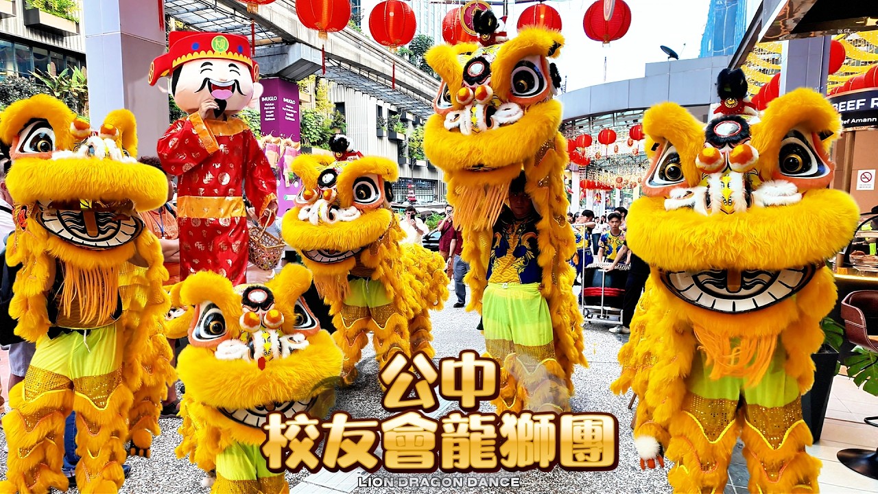 🦁 You've NEVER Seen Yellow Lions Like This! | 公中校友會龍獅團