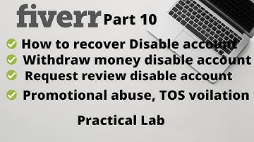 What to do when fiverr account disabled, TOS, Withdrawal, without warning, permanently disabled 2021