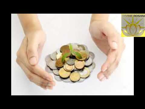 Light language for raising money vibration of Indian rupiah currency symbol