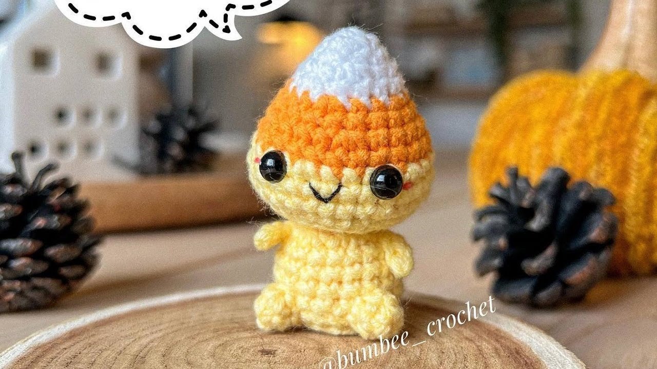 Easy Plush Candy Corn Amigurumi: Free Crochet Pattern -  OkieGirlBling'n'Things