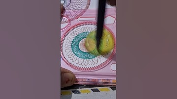 spioqraph art brown green #spiroart #viralvideo #drawing #artandcraft #craft #spirograph