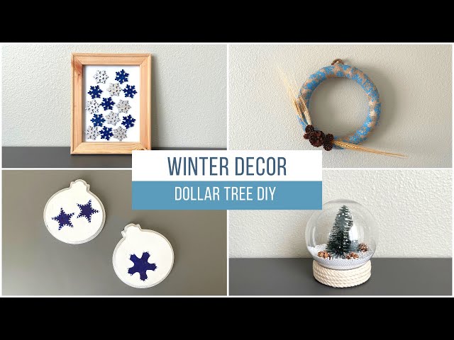 DIY Winter Snow Owl Decor 