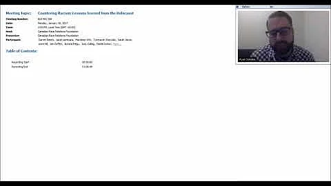 CRRF Webinars: Countering Racism: Lessons learned from the Holocaust - January 30, 2017