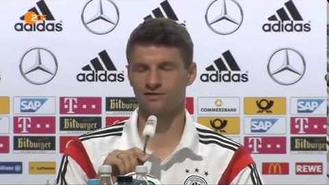 Pressekonferenz Brasilien, Thomas Müller macht RTL Reporter fertig