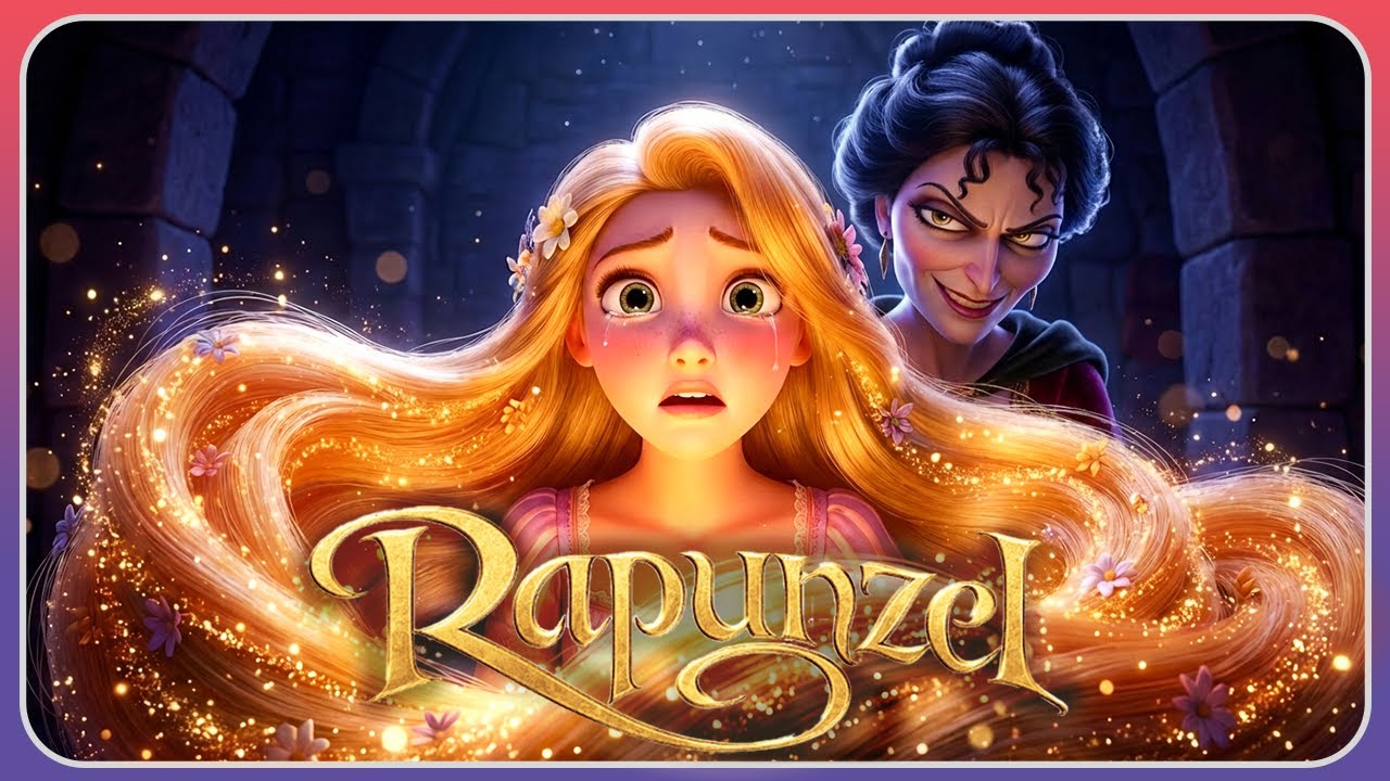 Rapunzel - A Magical Spin-Off Retelling of Courage and True Love | Bedtime Fairy Tales in English