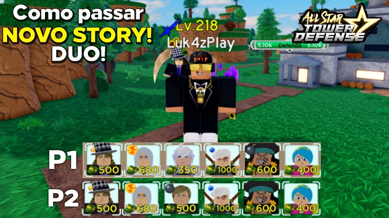 ASTD Beginner Saga Manly (2) Story Mode, All Star Tower Defense ROBLOX