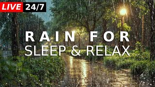 Calm Your Soul in 3 minutes | Heavy Rain - 99% fall asleep instantly, deep sleeping & relaxing