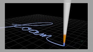 Maya: A Pen Writes Foam [Motion Paths, PaintFX] screenshot 2