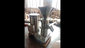 The Testing Video of Sesame Butter Grinding Machine----008615516969050