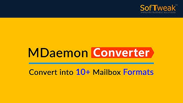 SoftTweak MDaemon Converter - Convert MDaemon to Outlook PST(Email, Contacts, Calendars, etc.)