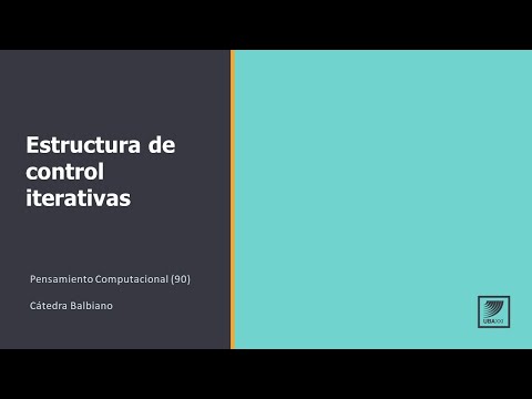 Pensamiento Computacional: Estructura