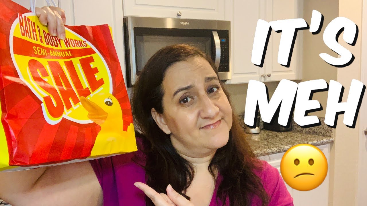 BATH & BODY WORKS SEMI ANNUAL SALE HAUL #3 I IT WAS MEH ...
