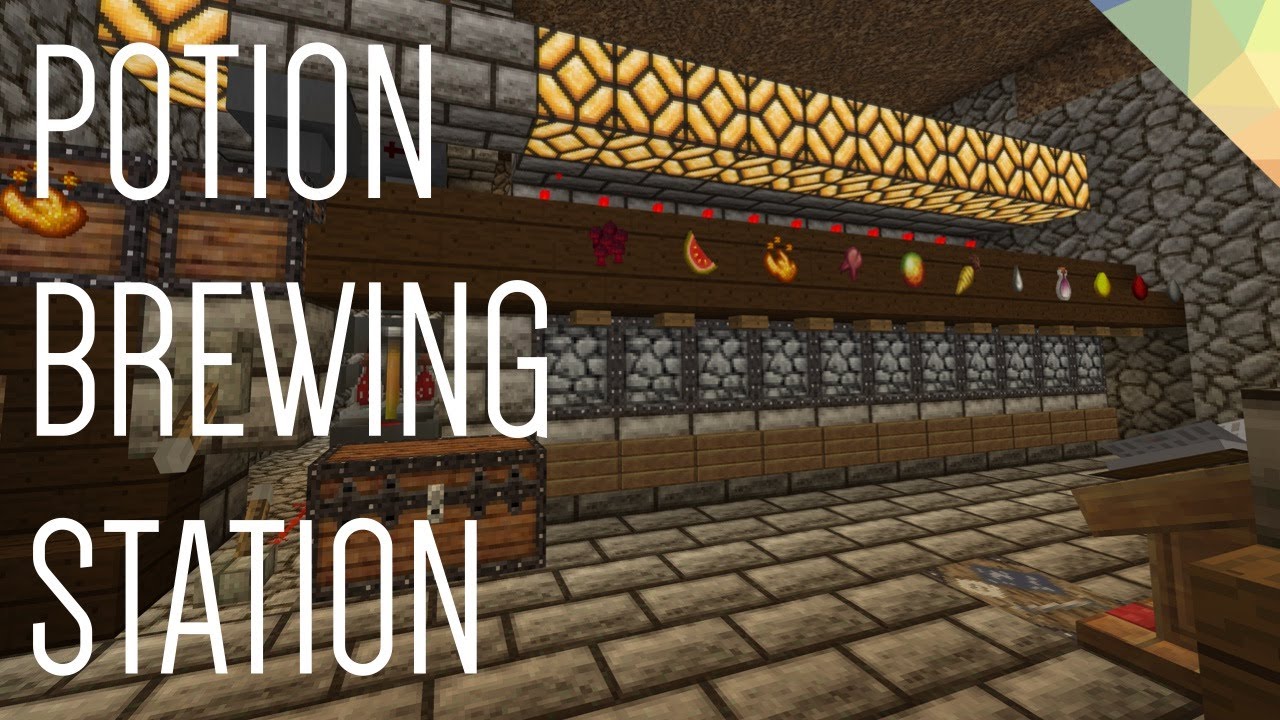 Minecraft Bedrock 1.20 This Super Easy Potion Brewing Station is A