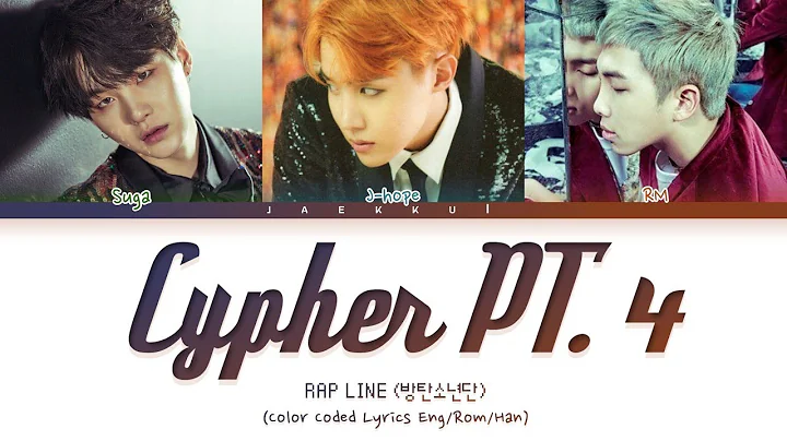 RAP LINE (방탄소년단) - Cypher PT.4 (Color Coded Lyrics Eng/Rom/Han/가사)