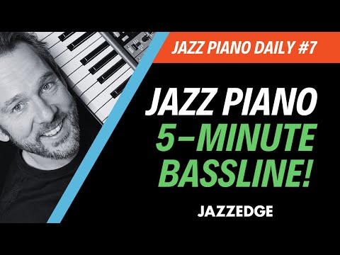 Learn Jazz Piano Basslines in 5 Minutes (JPD #7)