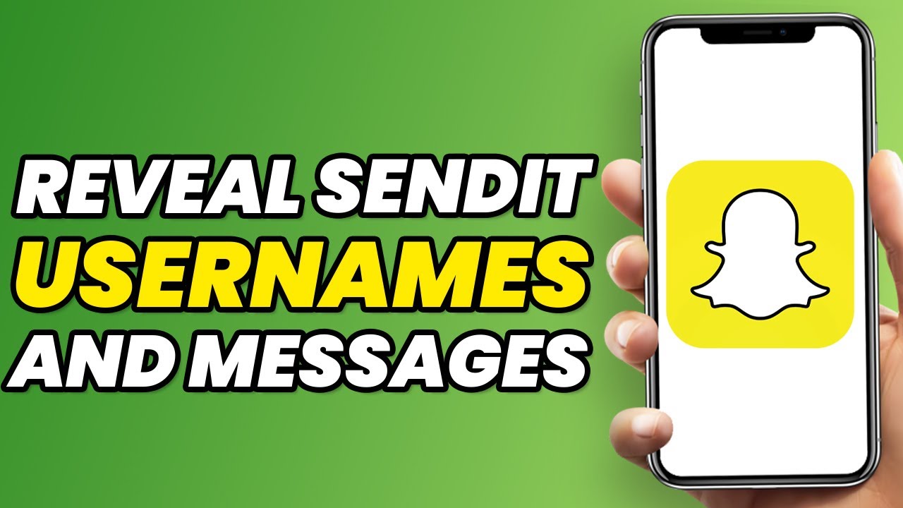 How To Reveal Sendit Usernames and Messages from Snapchat in 2023 (NEW)