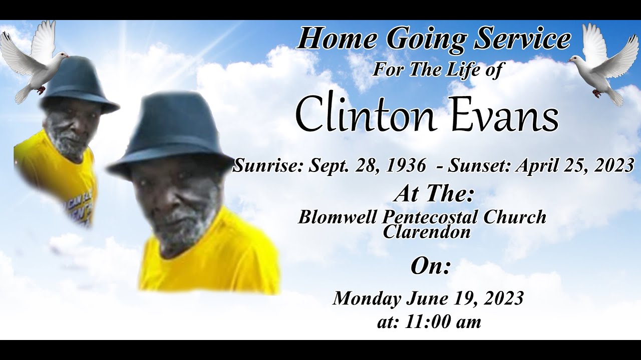 Clinton Evans Funeral Service 2 YouTube