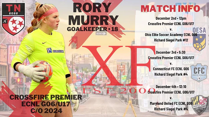 2022 ECNL Tennessee Highlights | Rory Murry | GK |...