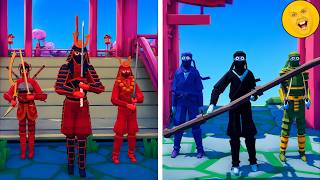 MOST INSANE Samurai vs Ninja Battle Ever! (TABS) screenshot 2