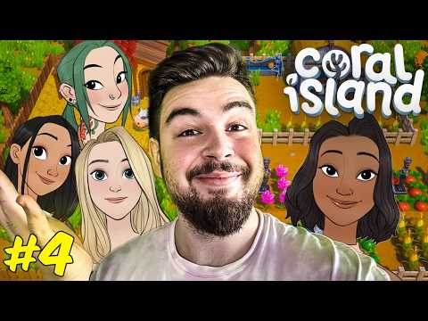 TÜM KASABAYLA DATE'E ÇIKTIM ! | Coral Island #4 [TÜRKÇE]