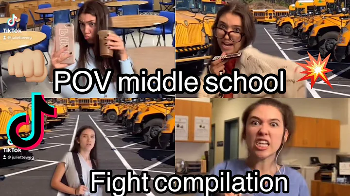 POV Middle school fight compilation tiktok - Julie...