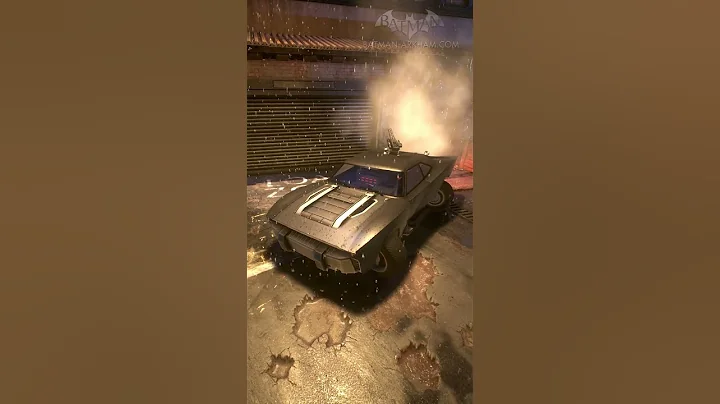 THE BATMAN Batmobile in Batman: Arkham Knight [PC Mod] #shorts