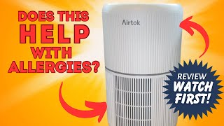 Amazon Finds - Air Purifier for Home Bedroom - Airtok True HEPA Filter - Amazon Review