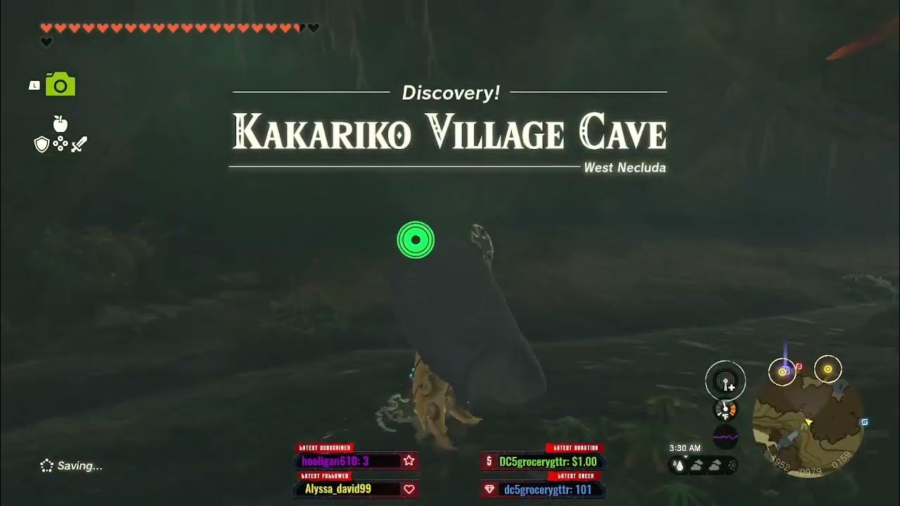 Hidden Kakariko Village Cave Bubbul Frog Gem Zelda Tears of the