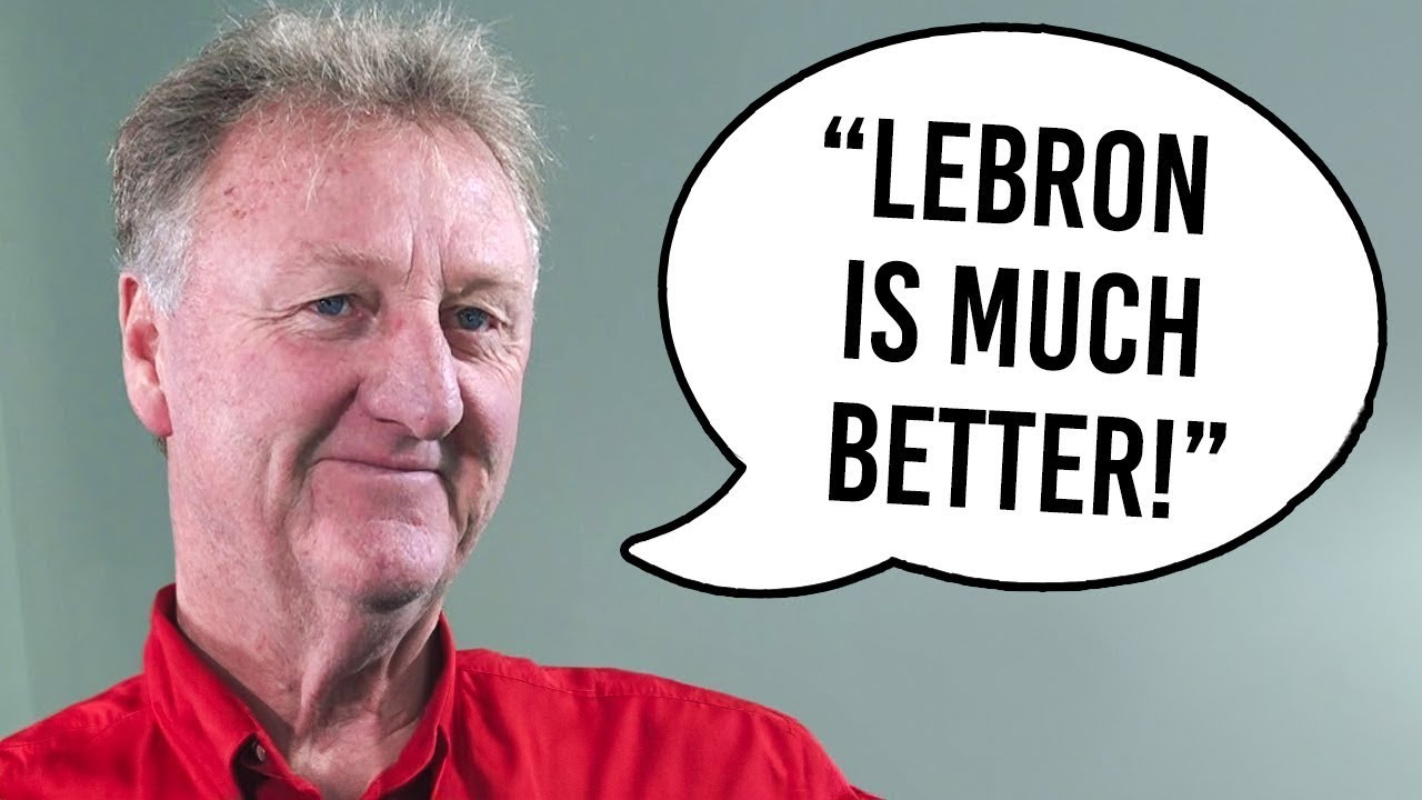 Why Larry Bird RATES LeBron James OVER Michael Jordan... | REACTION