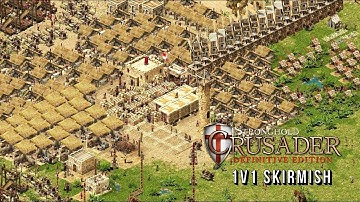 Epic 1v1 Multiplayer Skirmish – Stronghold Crusader Definitive Edition