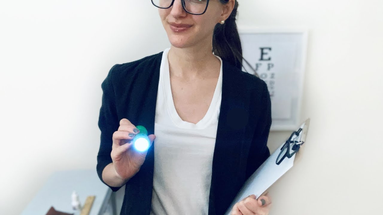 ASMR Eye Exam l Soft Spoken, Follow the Light, Personal Attention