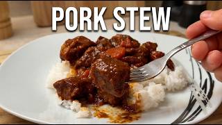Easy Pork Stew That Melts in Your Mouth 🤤 #porkstew #easyrecipe