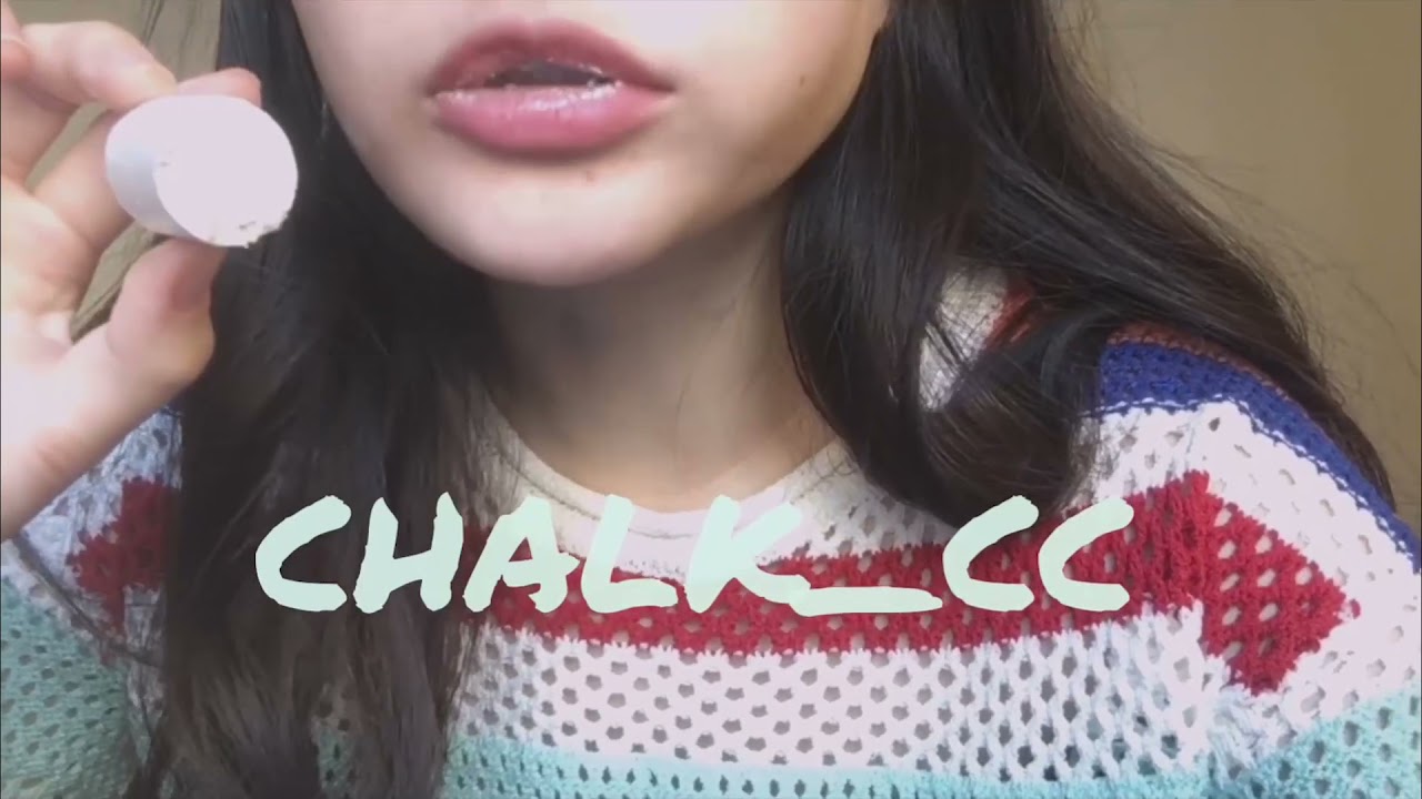 ASMR Edible Chalk Eating by Chalk_cc 13 YouTube