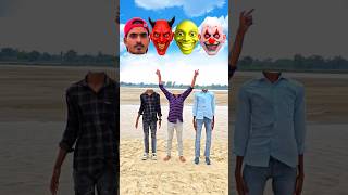 Wrong Head Challenge Two Friends & Me Correct Head Matching Funny Vfx Magic