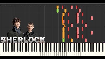 The Game is On - Sherlock Holmes - Piano tutorial