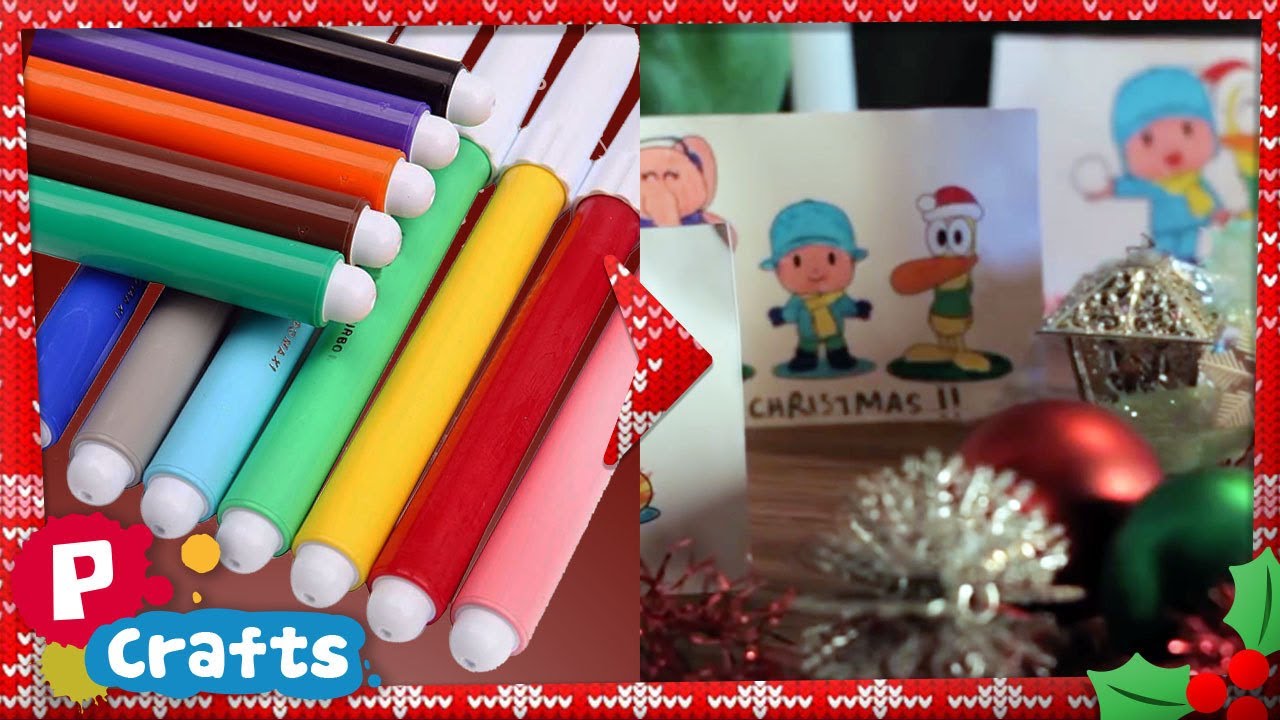 🎄 3 CHRISTMAS CARDS CRAFTS for kids [ 10 minutes ] | POCOYO 5 minutes DIY  life HACKS