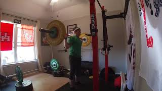 Behind Neck Jerk Grip Power Jerk (No Jump)